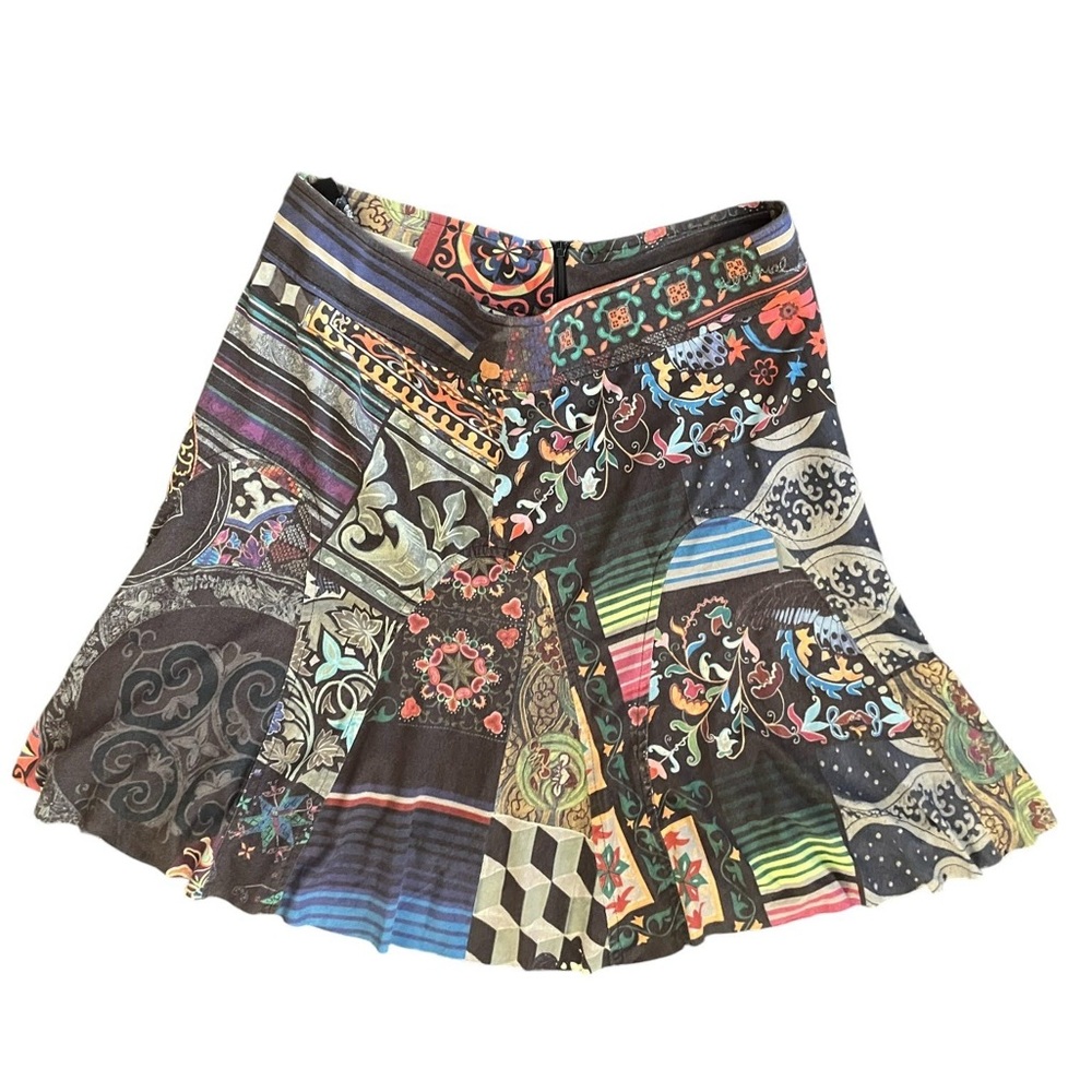Multicolor Desigual abstract Patterned Women's Sk… - image 2
